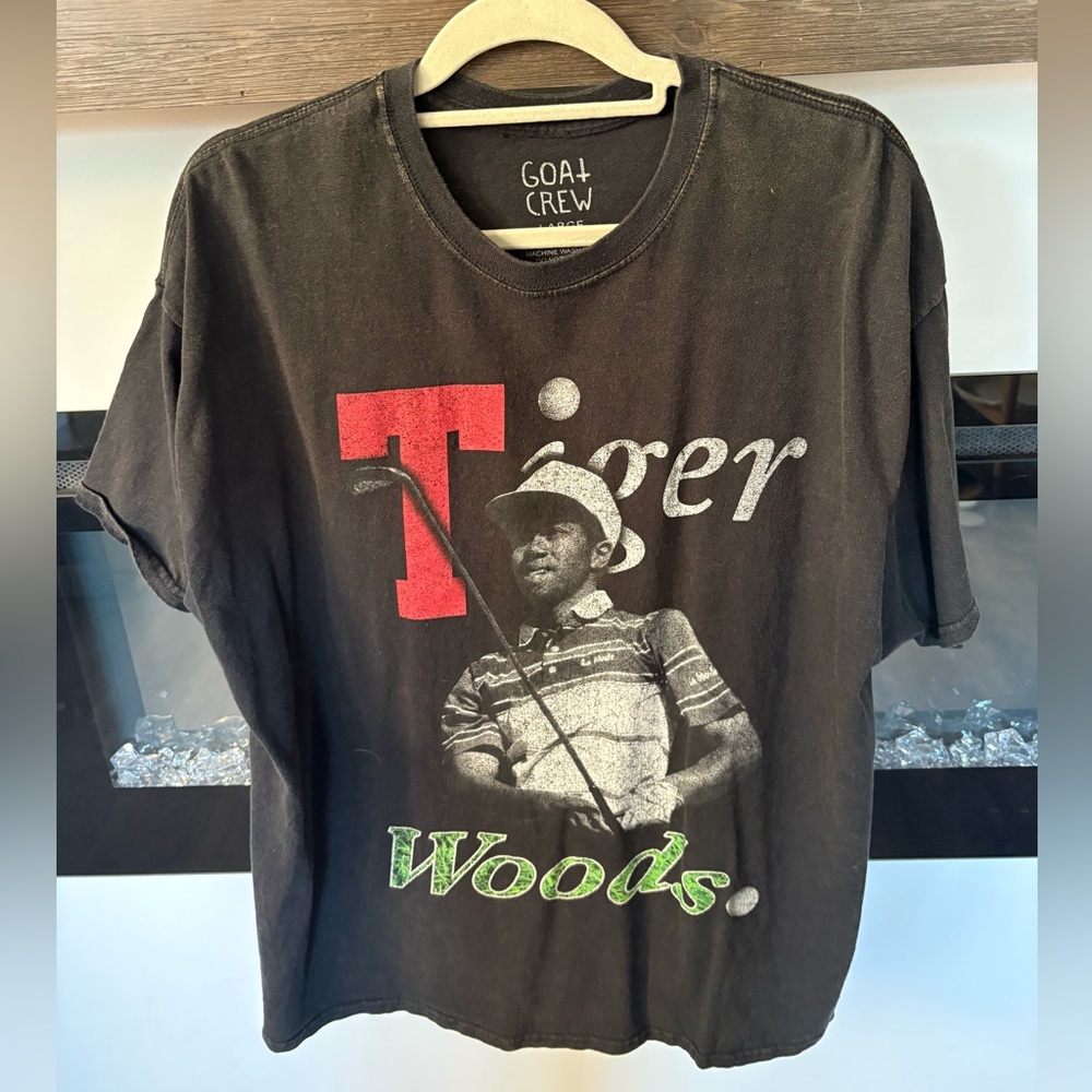 Tiger Woods Black Graphic T-Shirt